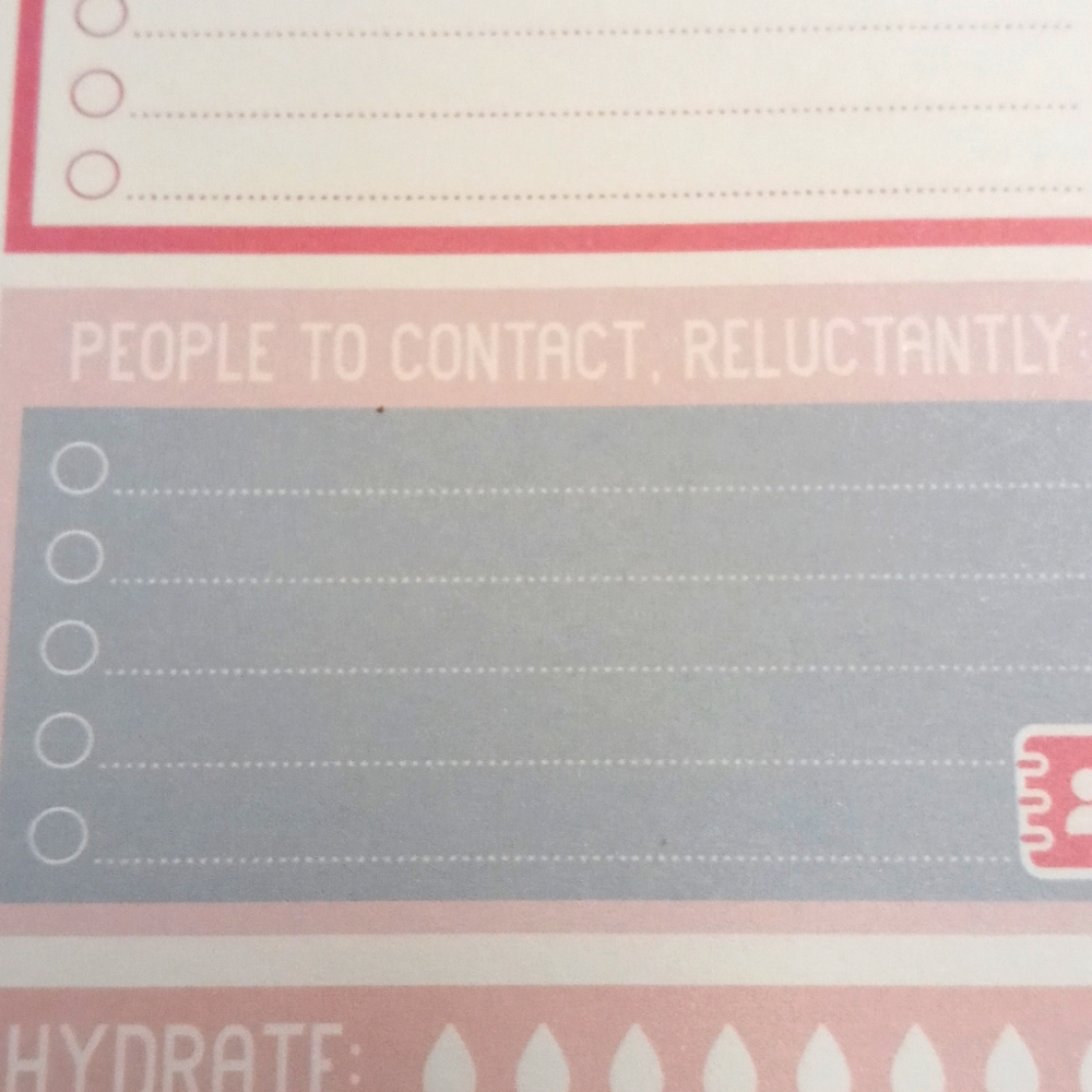 Funny Adulting To Do List Purple and Pink Office Planner with Spiral Binding - Picture 4 of 7